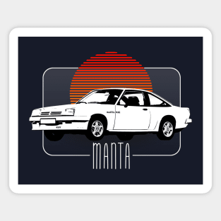 Opel Manta / Retro Classic Car Lover Design Magnet